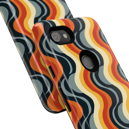 Retro Wavy Stripe Google Pixel Case