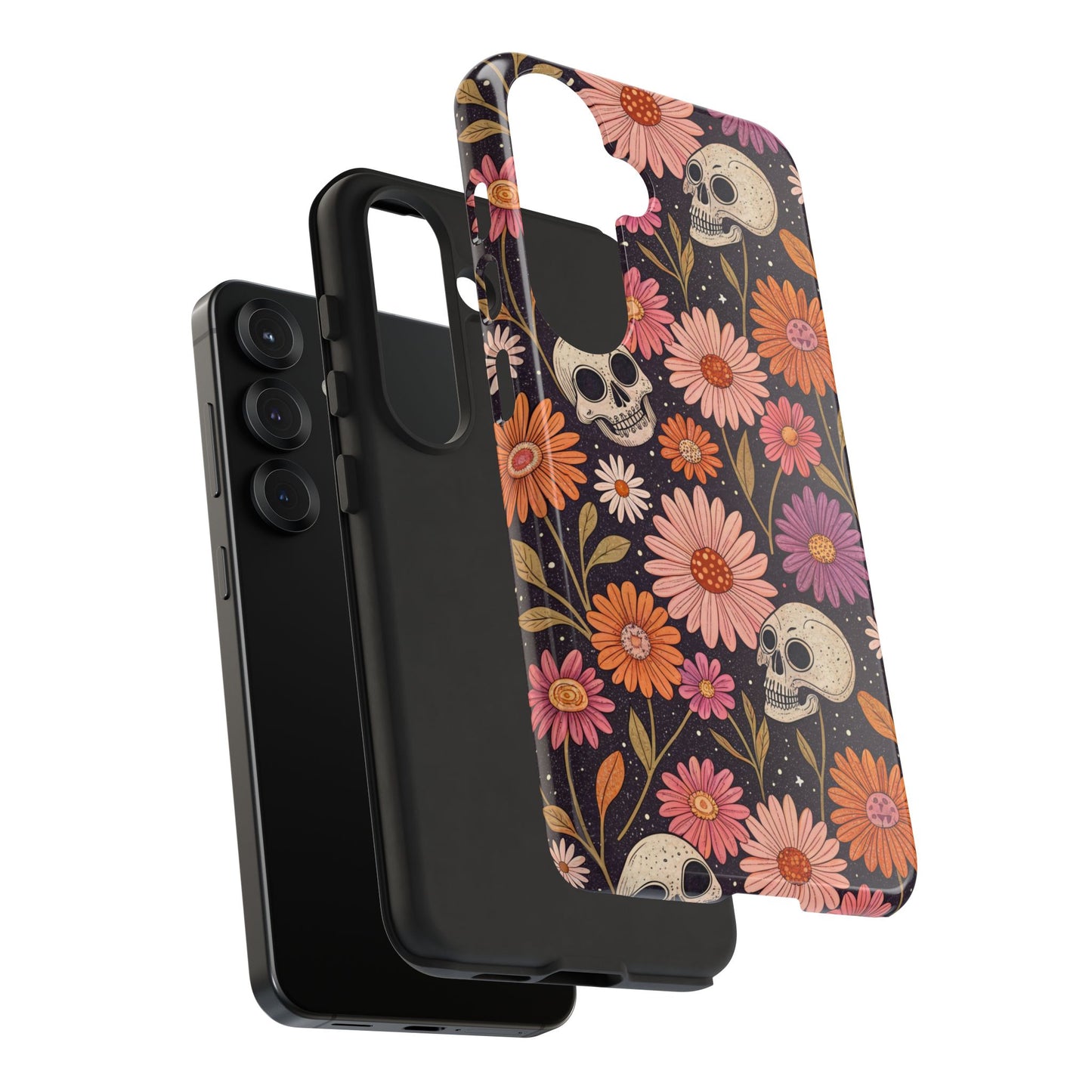 Skulls & Fall Florals Samsung Case