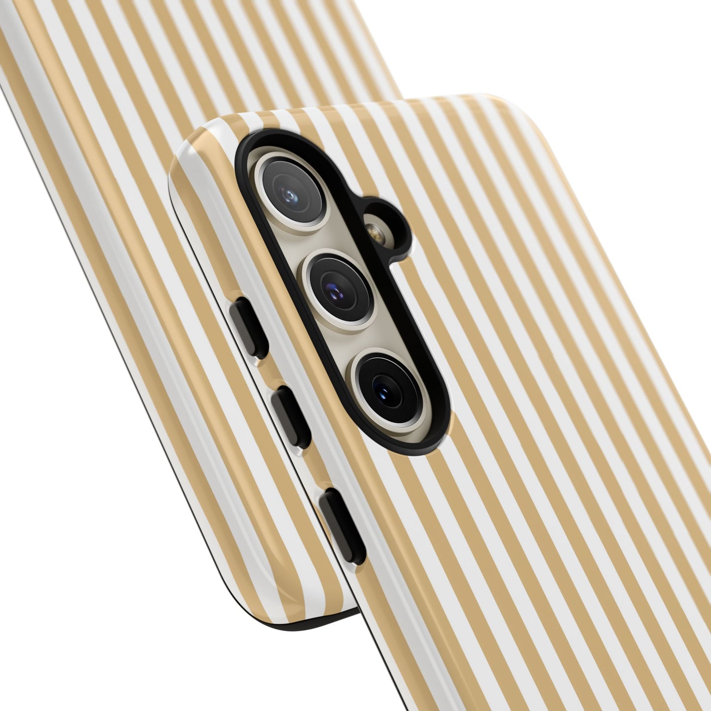 Yellow & White Stripe Samsung Case