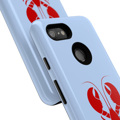 Red Lobster on Sky Blue Google Pixel Case