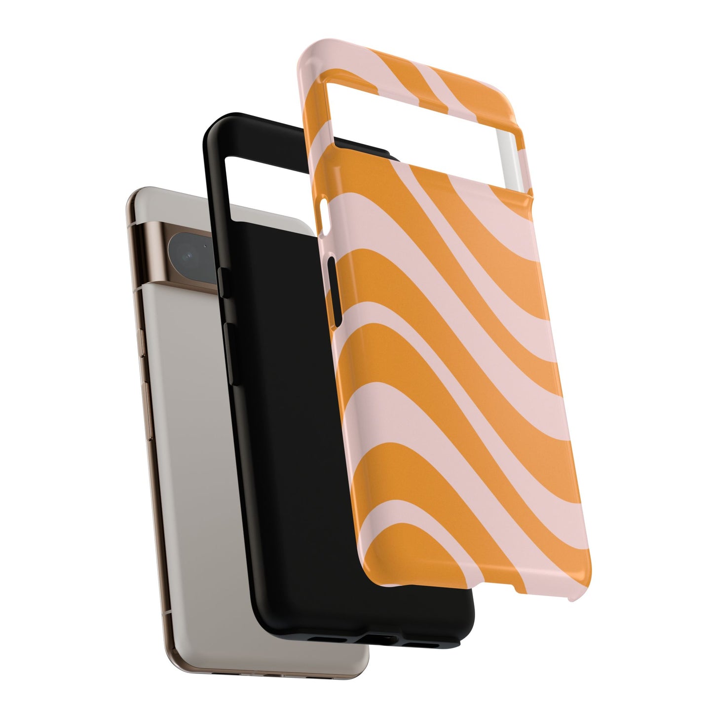 Retro Wavy Stripe Google Pixel Case