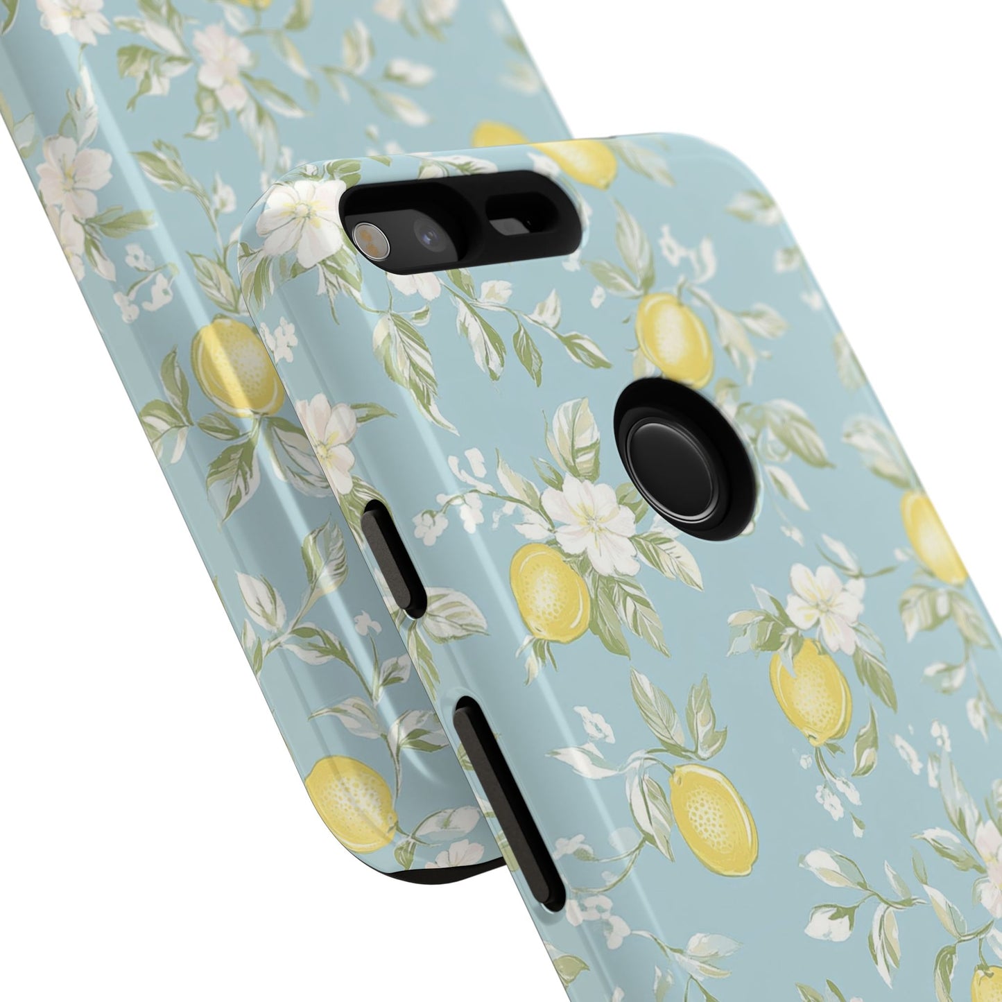 Lemon Blossom Blue Google Pixel Case