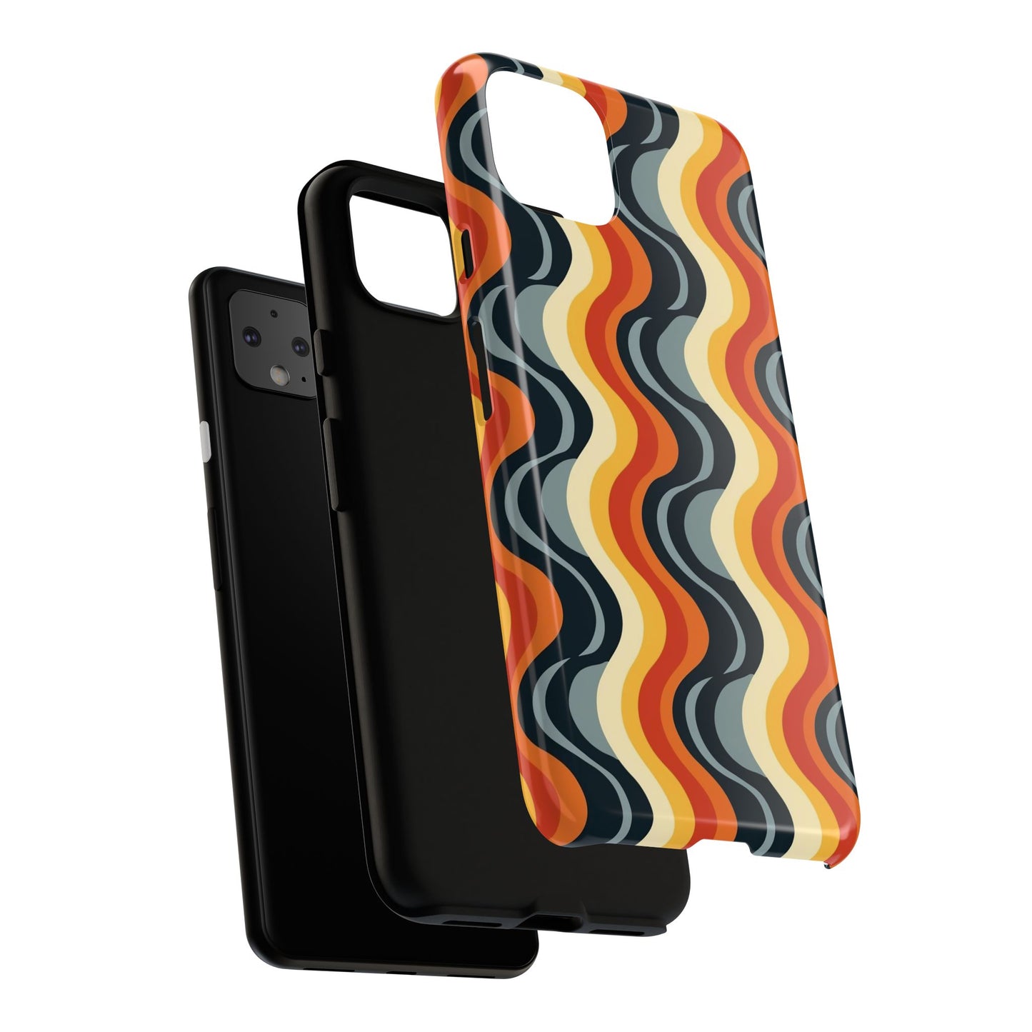 Retro Wavy Stripe Google Pixel Case