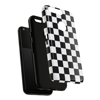 Black & White Checkerboard Google Pixel Case