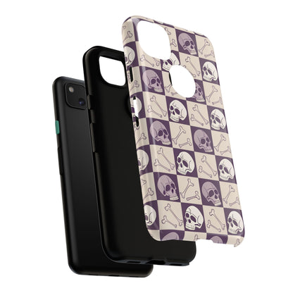 Skull & Bones Checkered Google Pixel Case