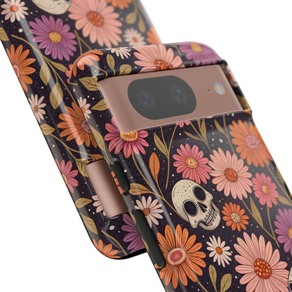 Skulls & Fall Florals Google Pixel Case