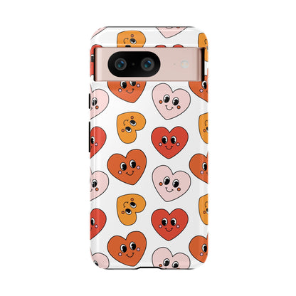 Smiley Heart Faces Google Pixel Case