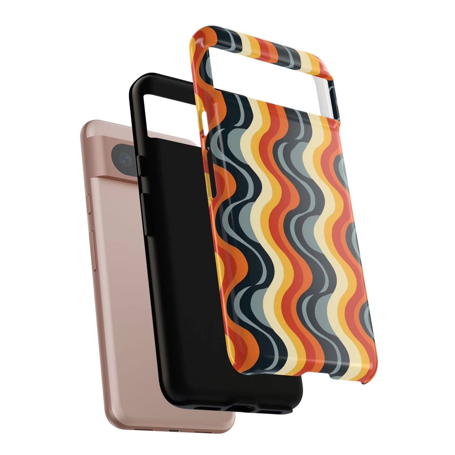 Retro Wavy Stripe Google Pixel Case