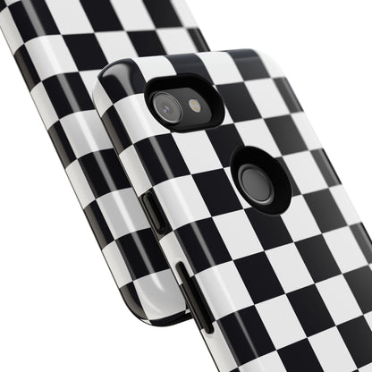 Black & White Checkerboard Google Pixel Case