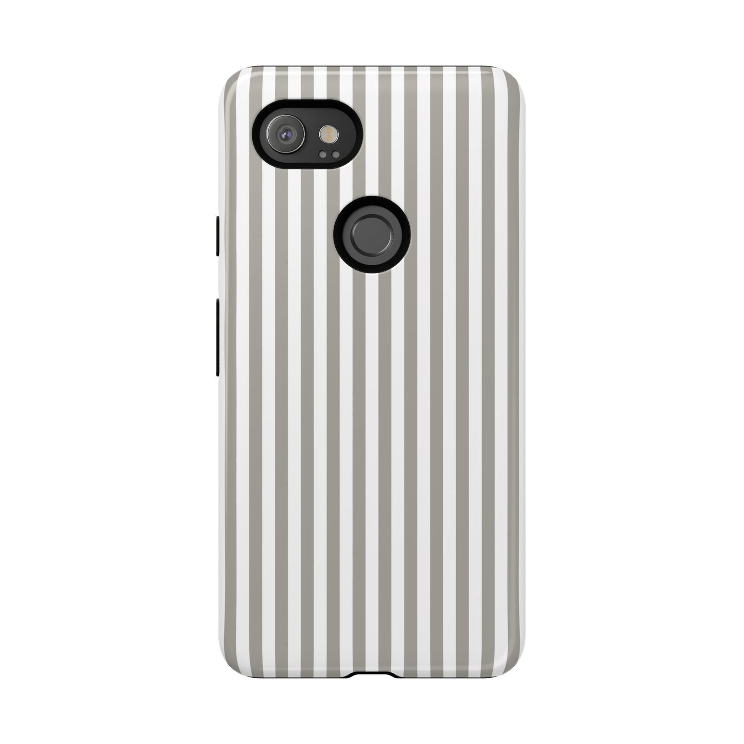 Gray & White Stripe Google Pixel Case