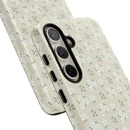Beige Daisy Bloom Samsung Case
