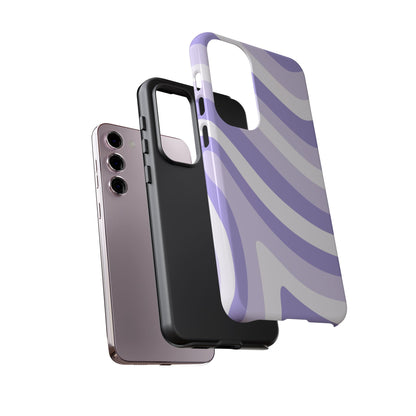 Lavender Wave Abstract Samsung Case