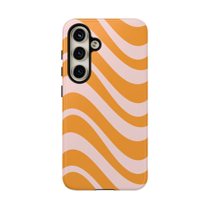 Retro Wavy Stripe Samsung Case