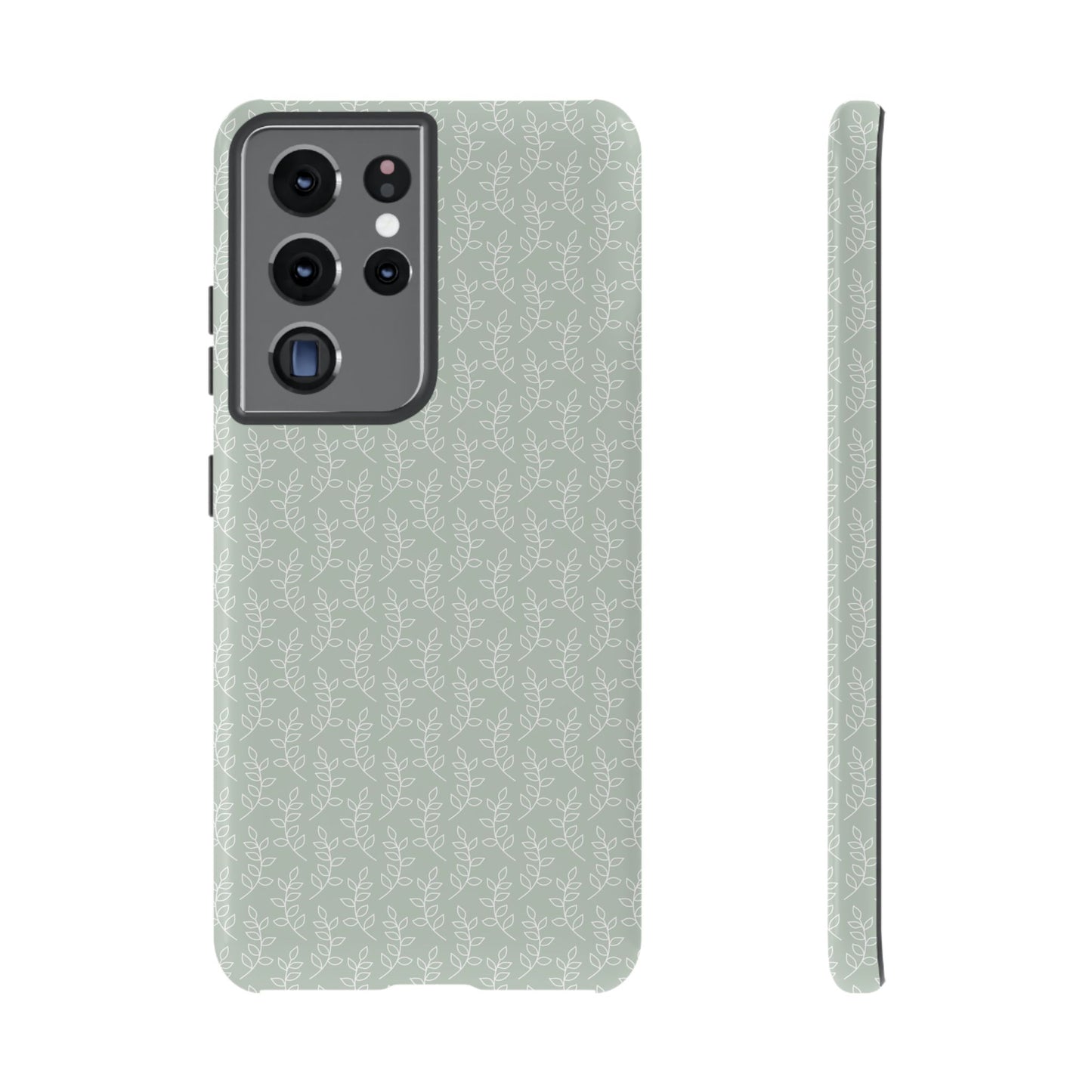 Minimal Leaf Print Samsung Case