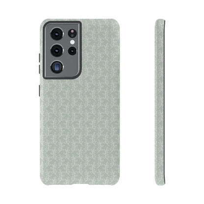Minimal Leaf Print Samsung Case