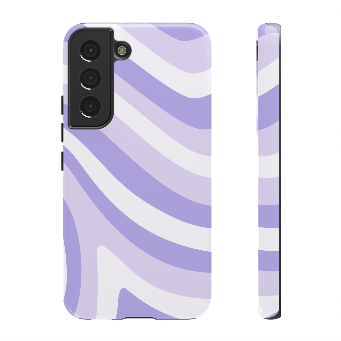 Lavender Wave Abstract Samsung Case