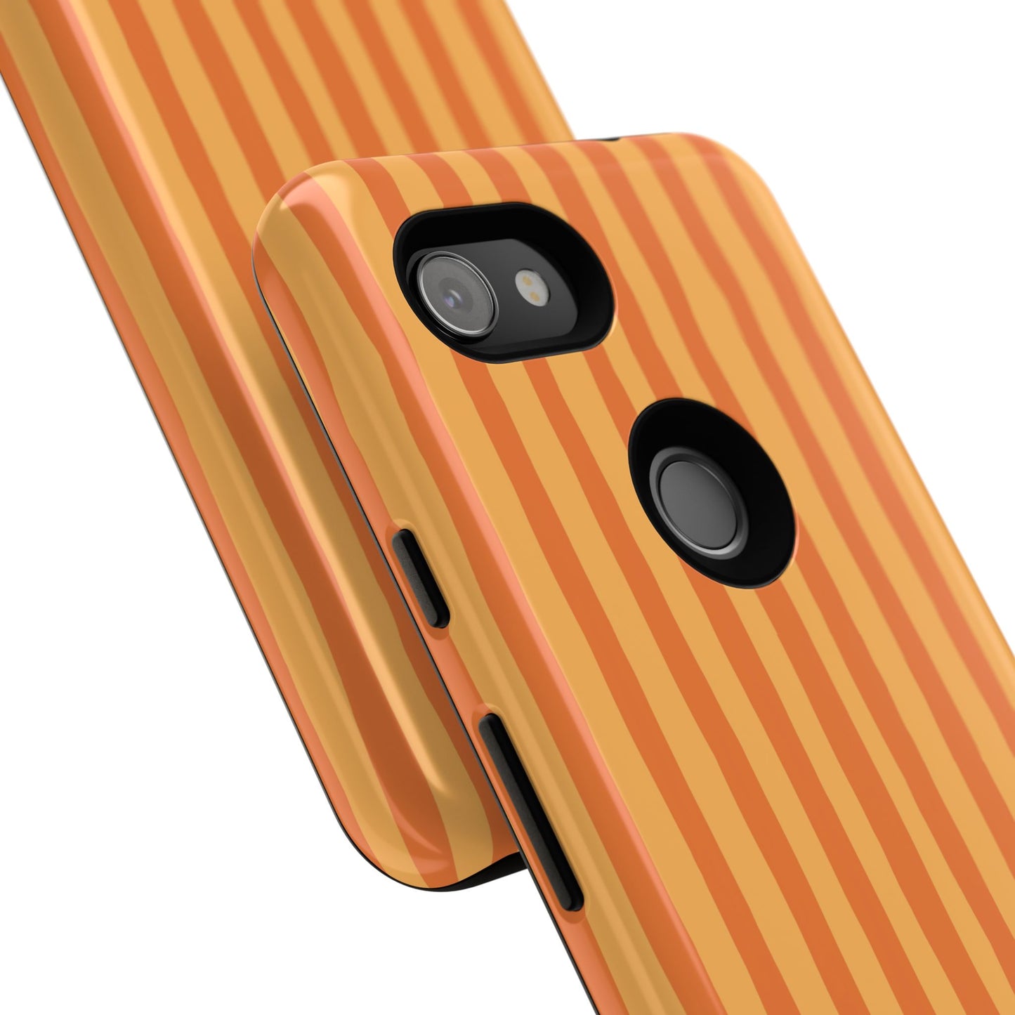 Orange Wavy Stripe Google Pixel Case