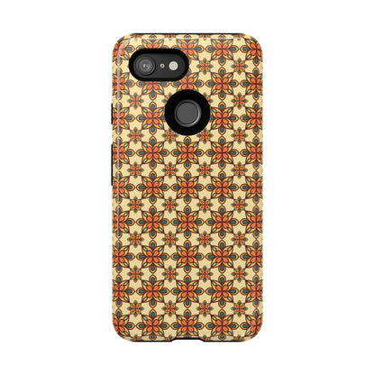 Retro Mandala Floral Google Pixel Case