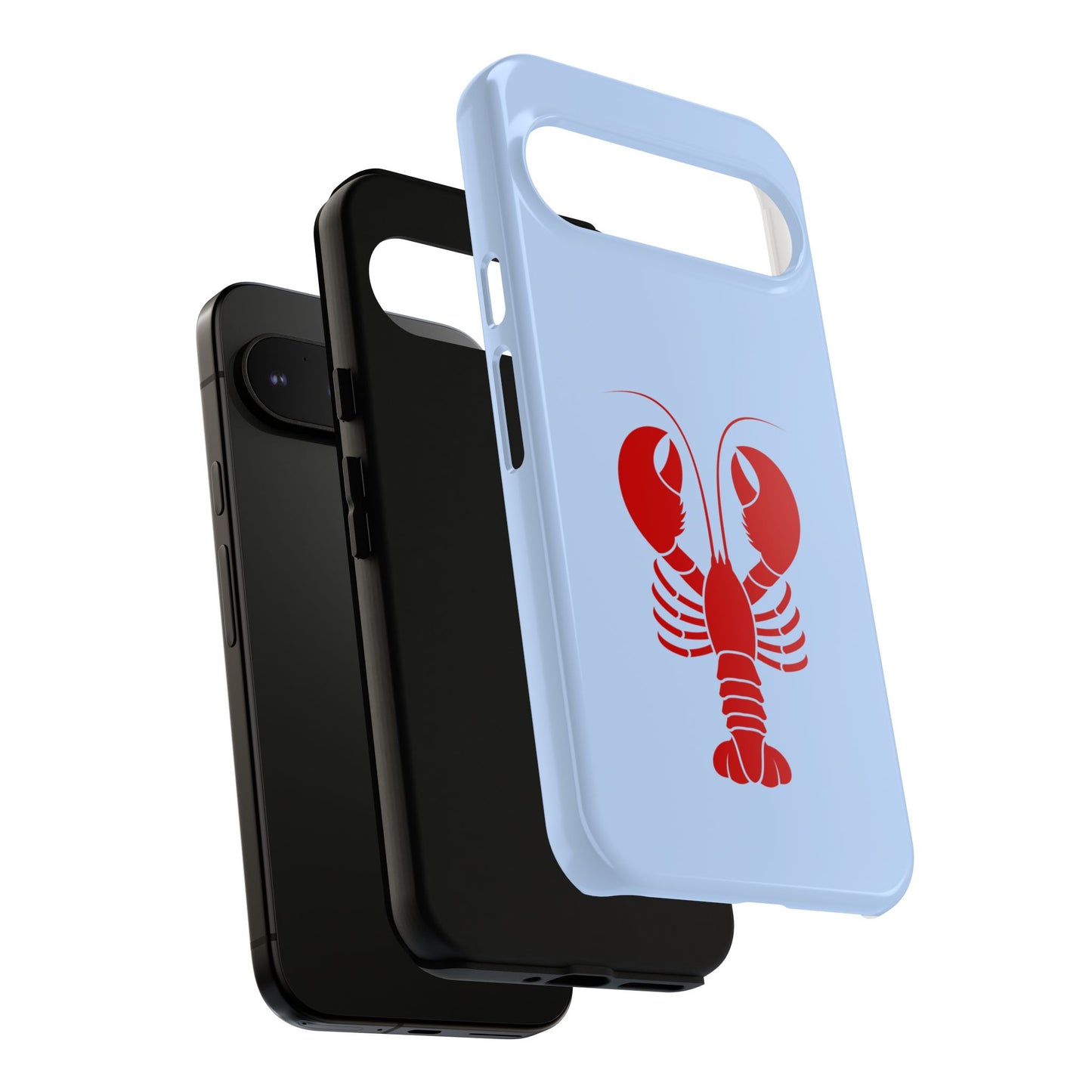 Red Lobster on Sky Blue Google Pixel Case
