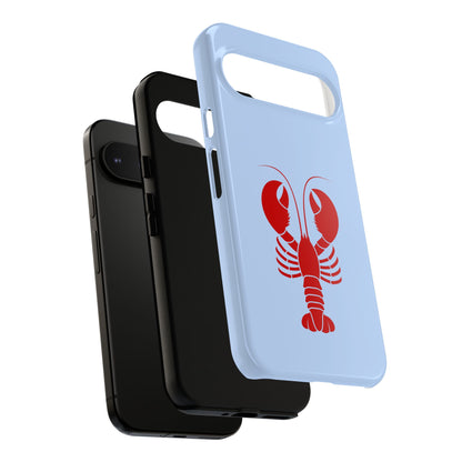 Red Lobster on Sky Blue Google Pixel Case