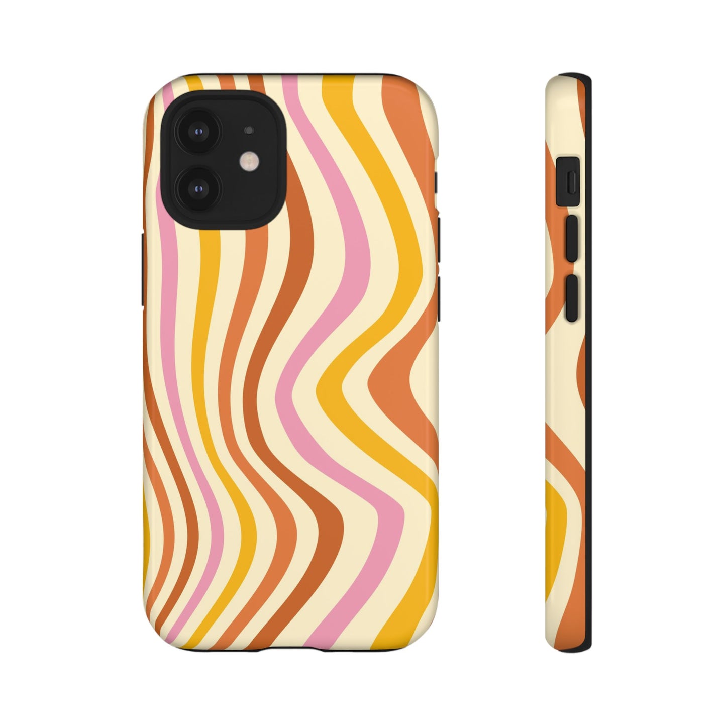Retro Sunset Wave iPhone Case