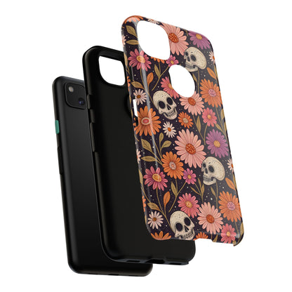 Skulls & Fall Florals Google Pixel Case