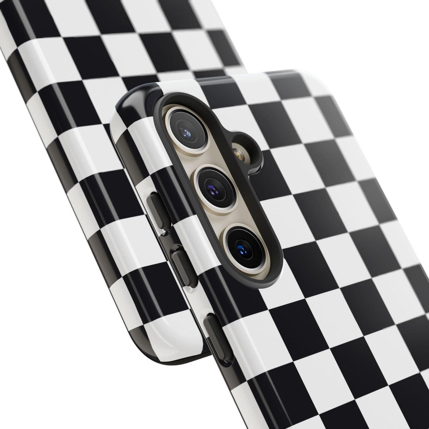 Black & White Checkerboard Samsung Case