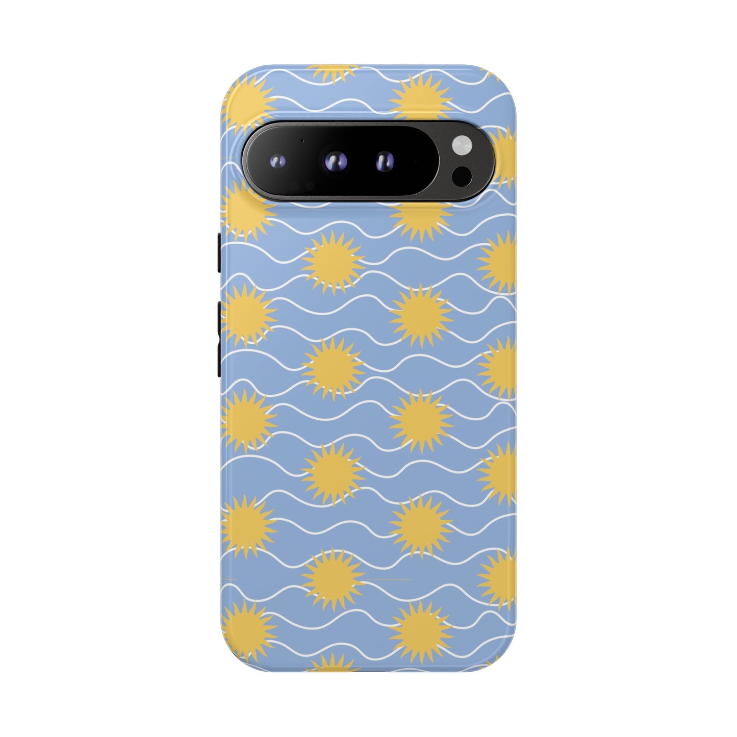 Sunny Waves Blue Google Pixel Case