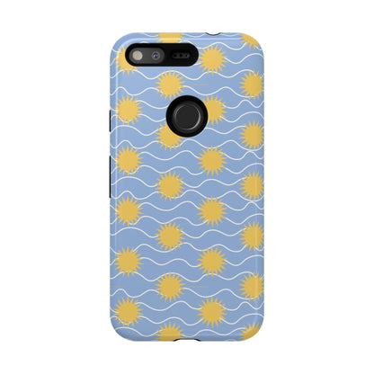 Sunny Waves Blue Google Pixel Case
