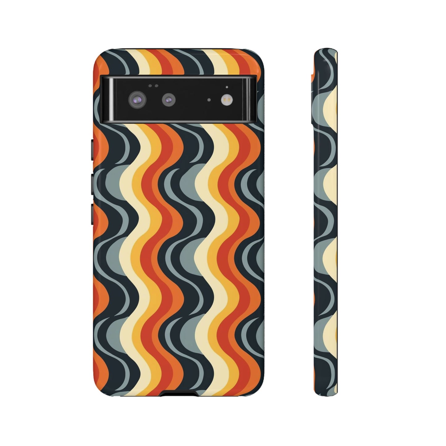 Retro Wavy Stripe Google Pixel Case