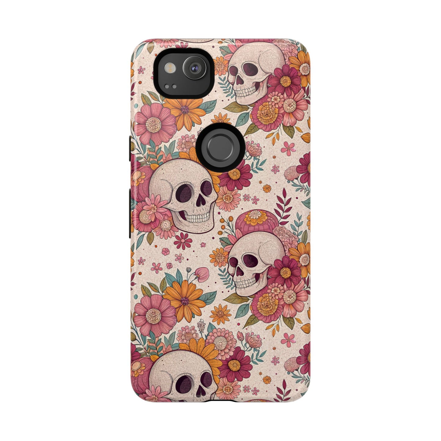 Floral Skull Google Pixel Case