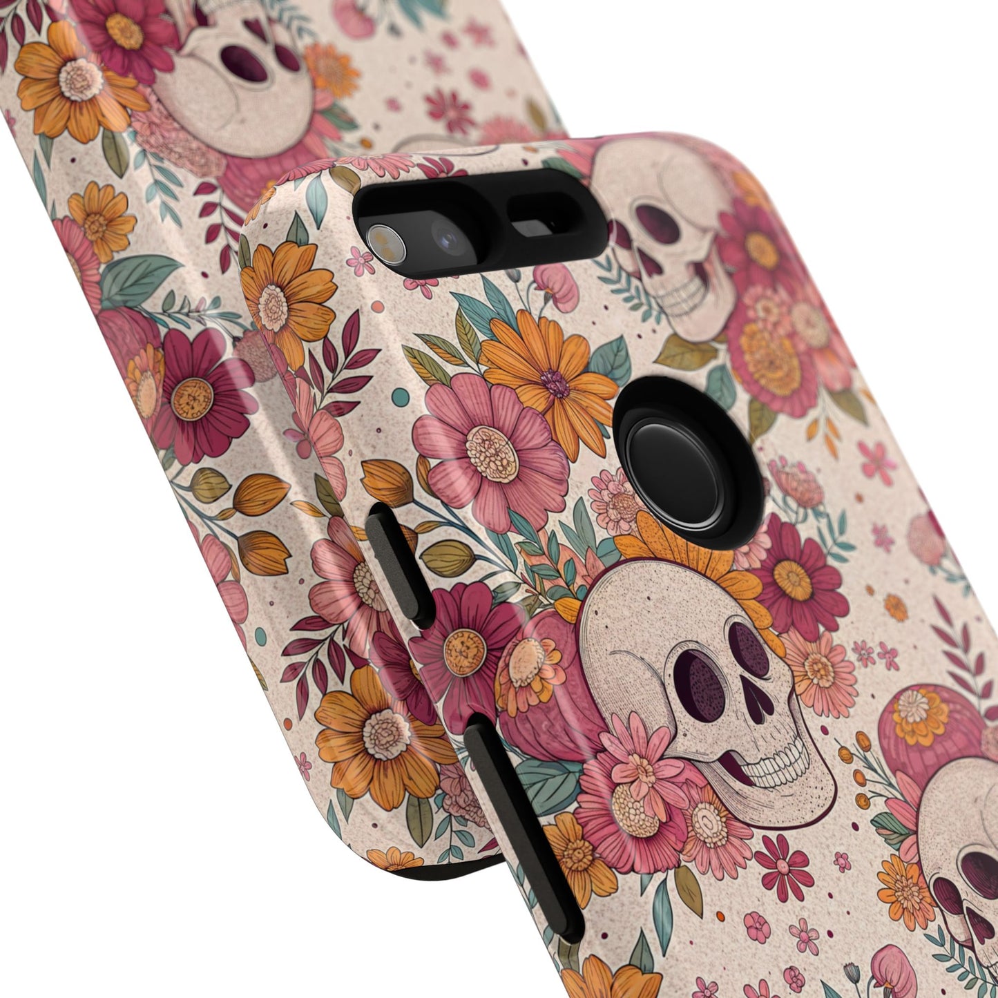 Floral Skull Google Pixel Case