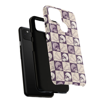 Skull & Bones Checkered Google Pixel Case