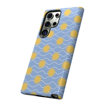 Sunny Waves Blue Samsung Case