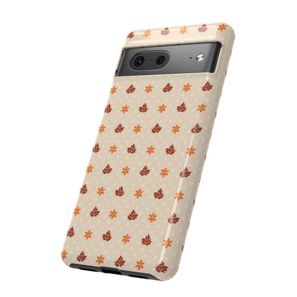Beige Fall Floral Polka Dot Google Pixel Case