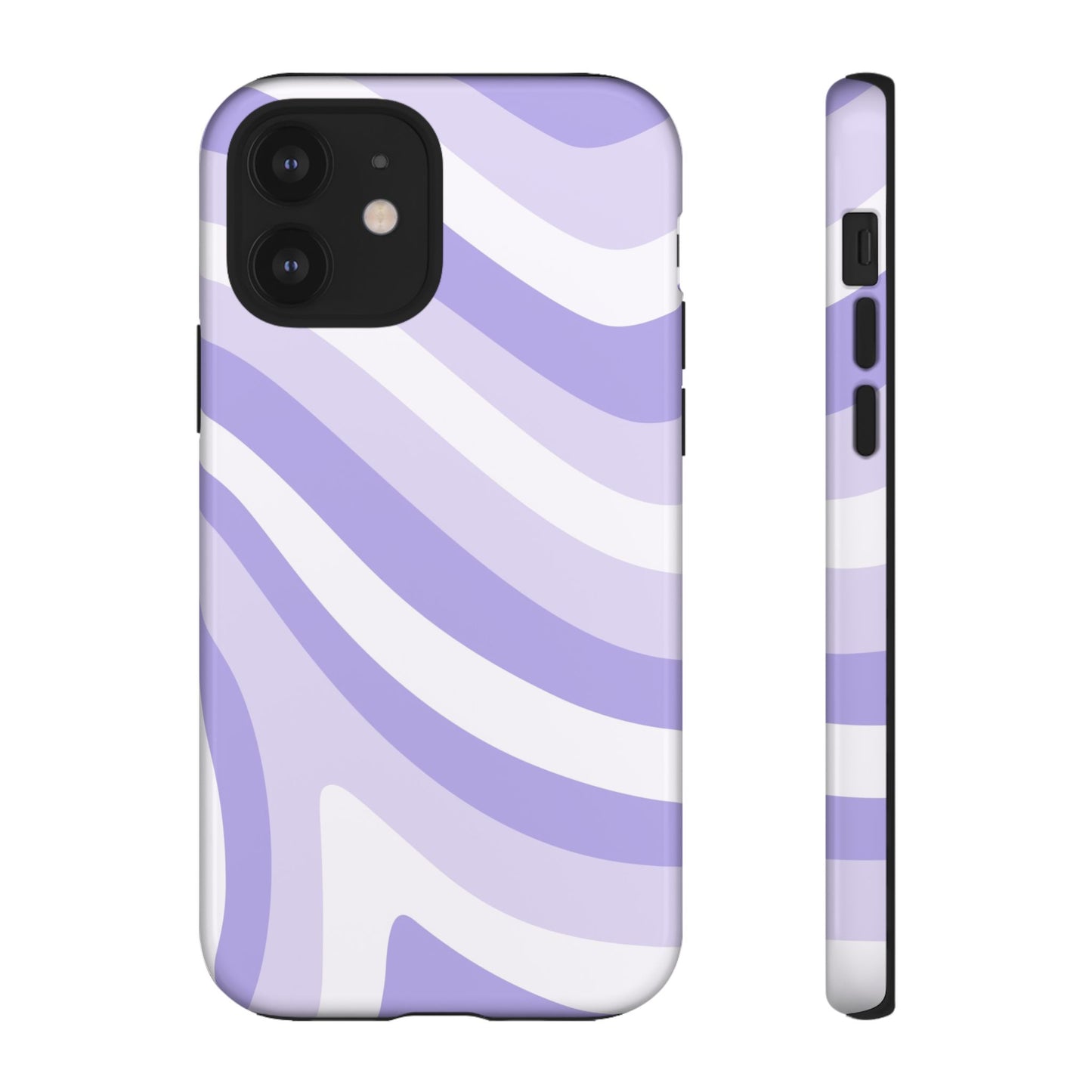 Lavender Wave Abstract iPhone Case