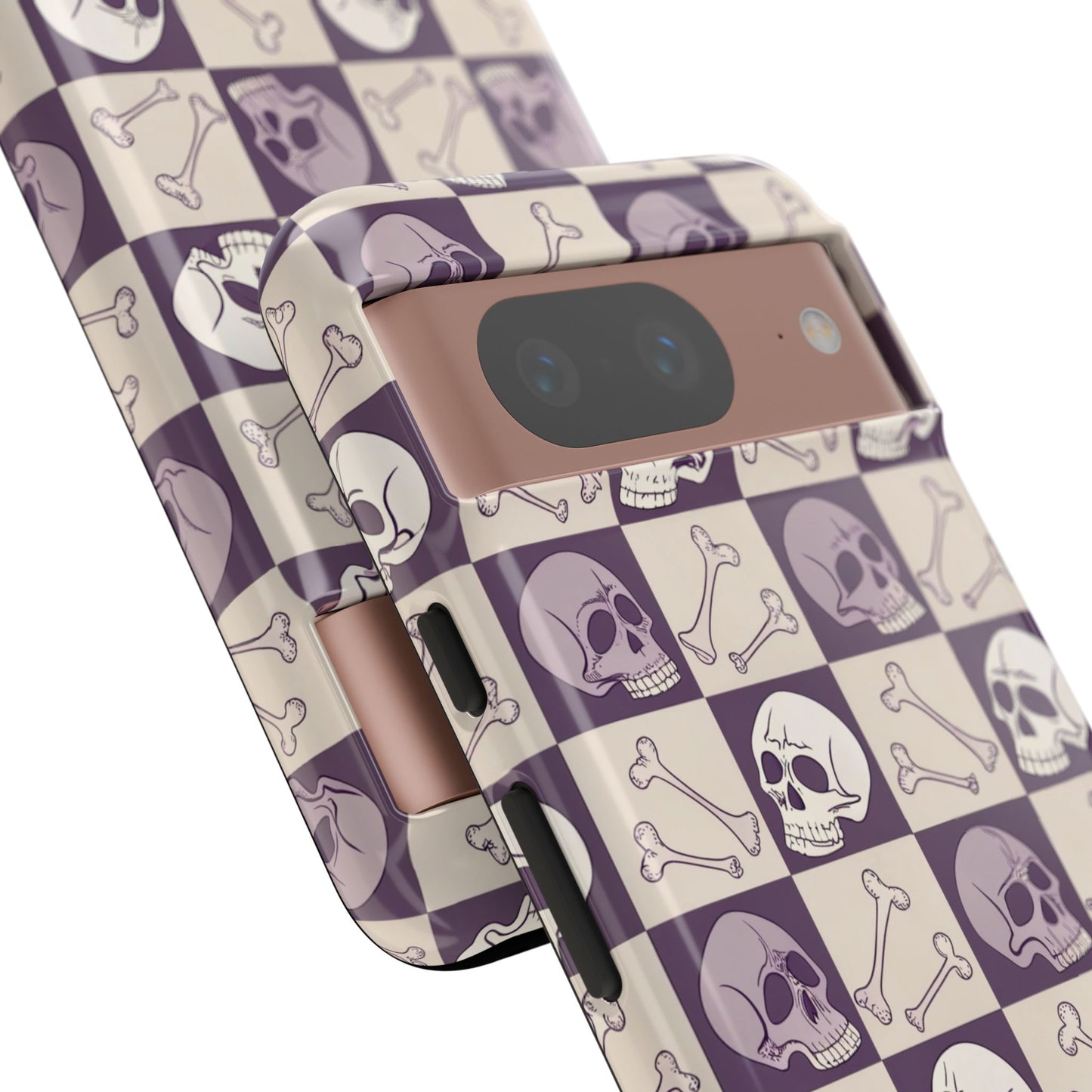 Skull & Bones Checkered Google Pixel Case