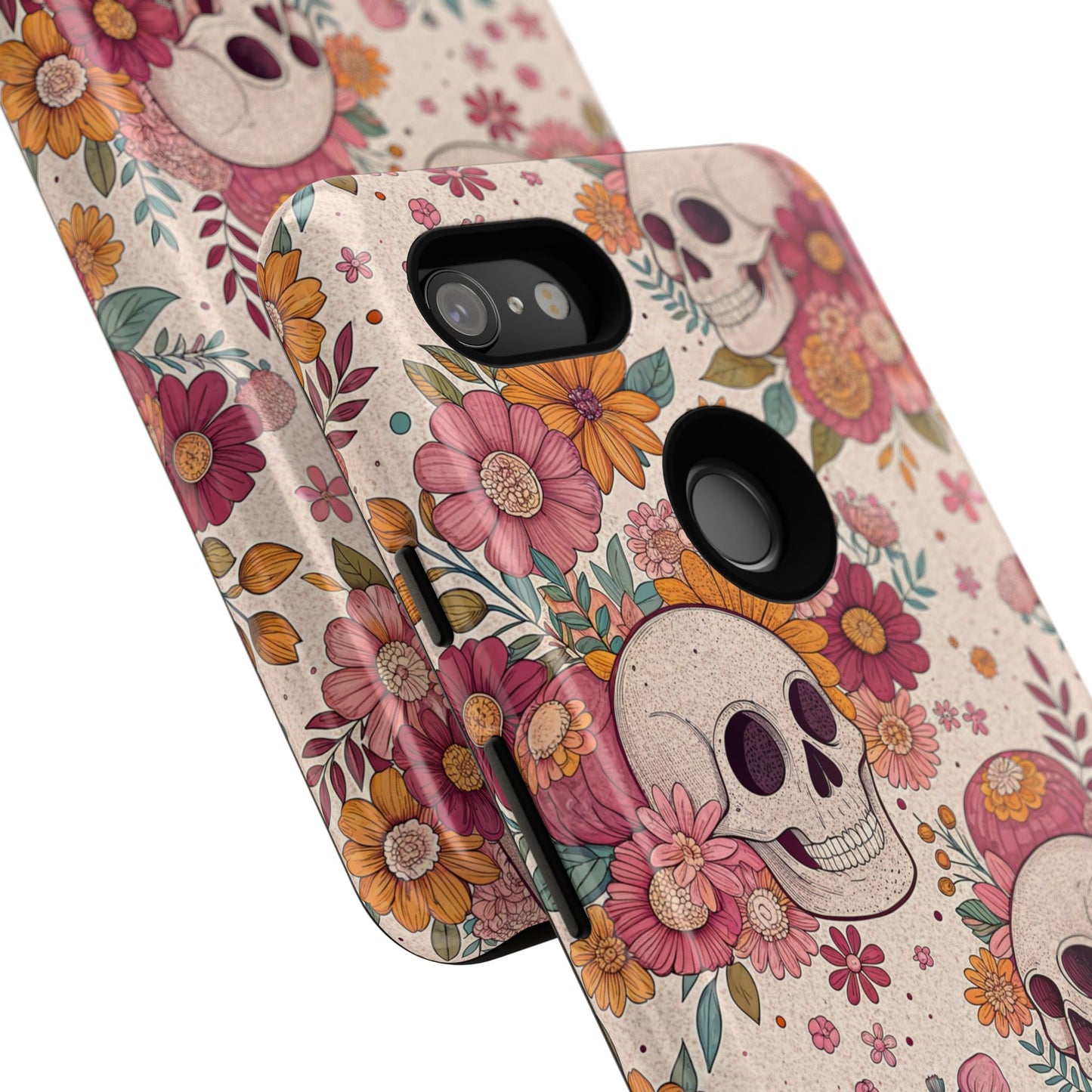 Floral Skull Google Pixel Case