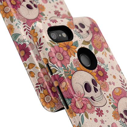 Floral Skull Google Pixel Case