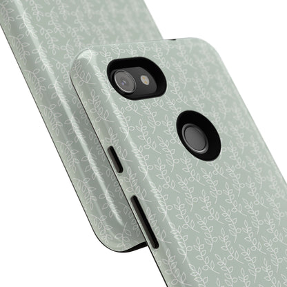 Minimal Leaf Print Google Pixel Case