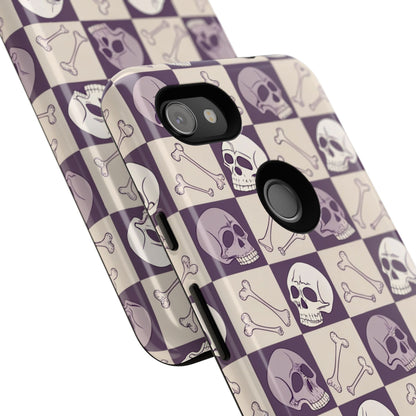 Skull & Bones Checkered Google Pixel Case