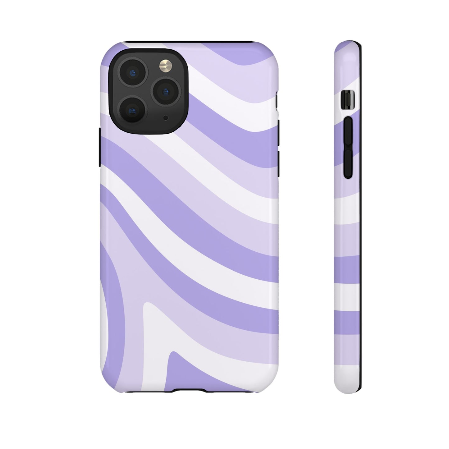 Lavender Wave Abstract iPhone Case