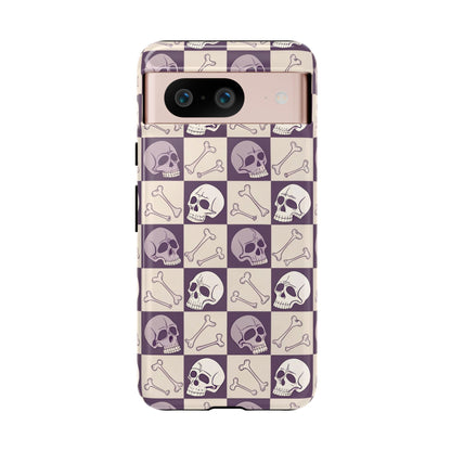 Skull & Bones Checkered Google Pixel Case