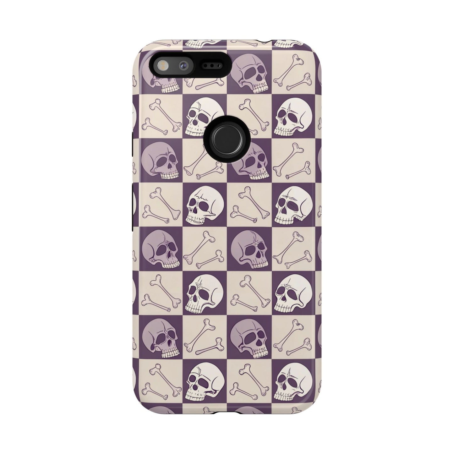 Skull & Bones Checkered Google Pixel Case