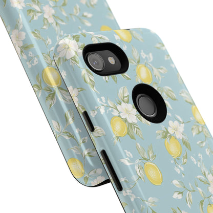 Lemon Blossom Blue Google Pixel Case