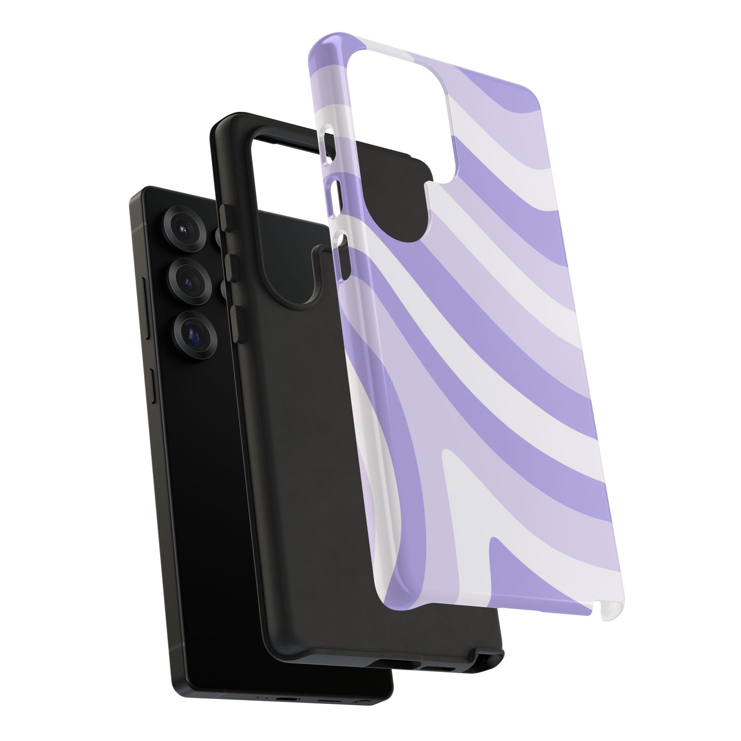 Lavender Wave Abstract Samsung Case