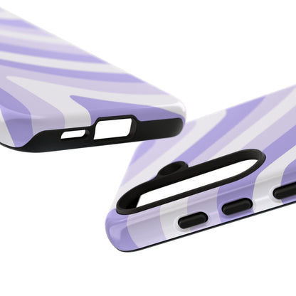 Lavender Wave Abstract Samsung Case