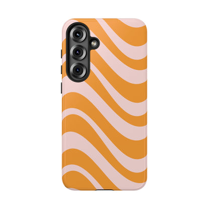 Retro Wavy Stripe Samsung Case