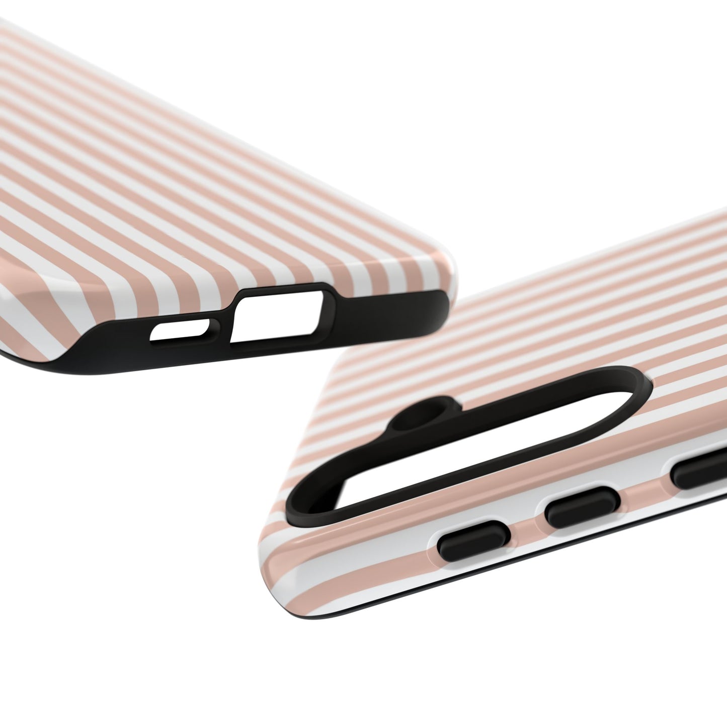 Blush & White Stripe Samsung Case