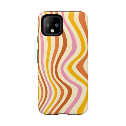 Retro Sunset Wave Google Pixel Case